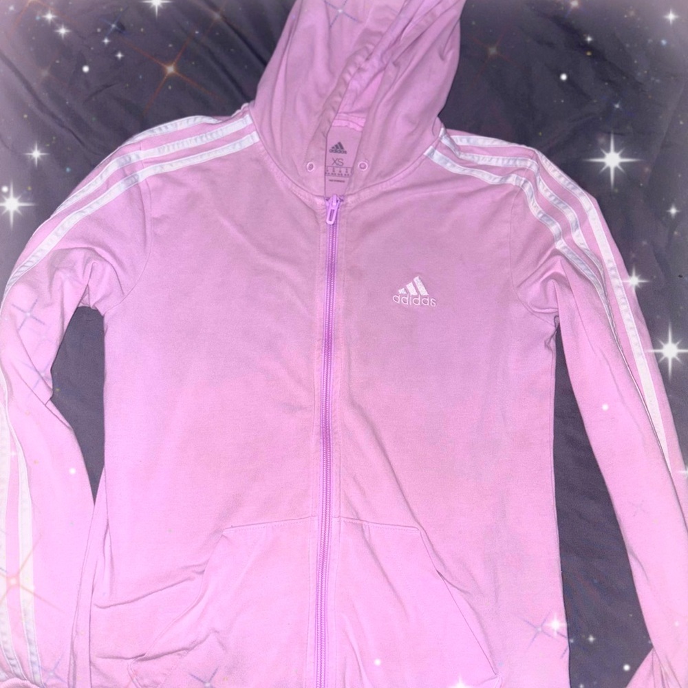 Adidas Pink Sporty  Jacket